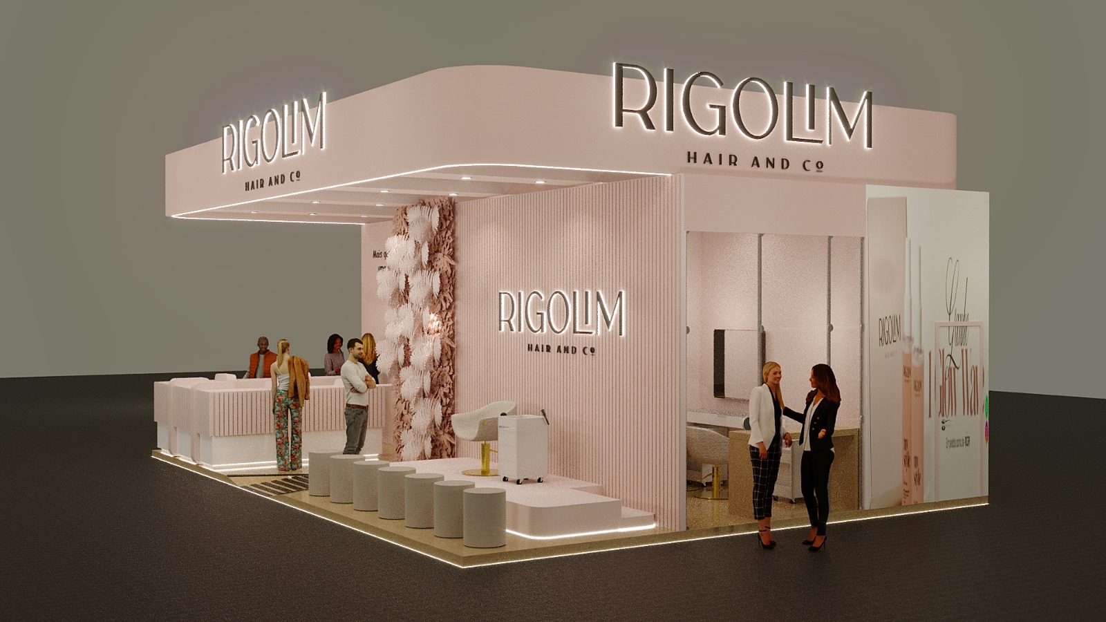 Estande Rigolim na Beauty Fair